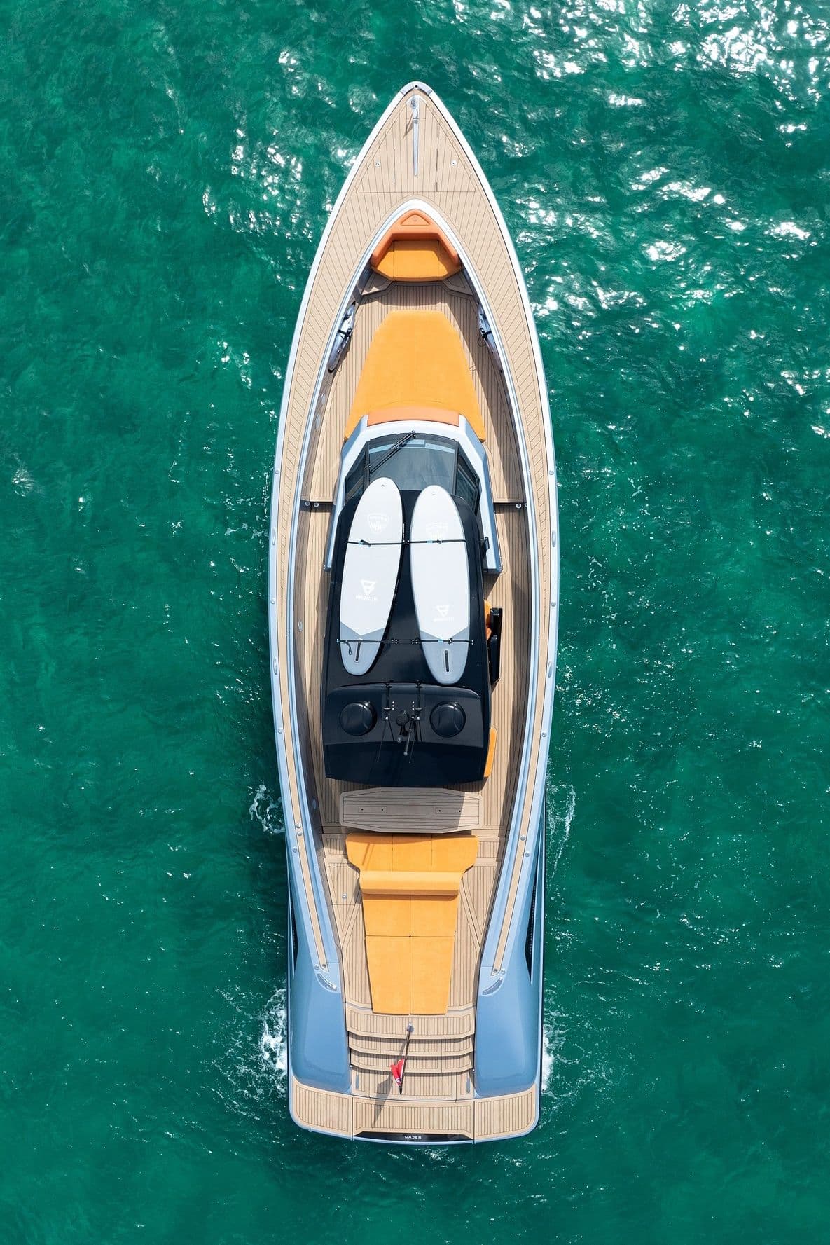 Wajer 55 S Paris drone topshot vertical up