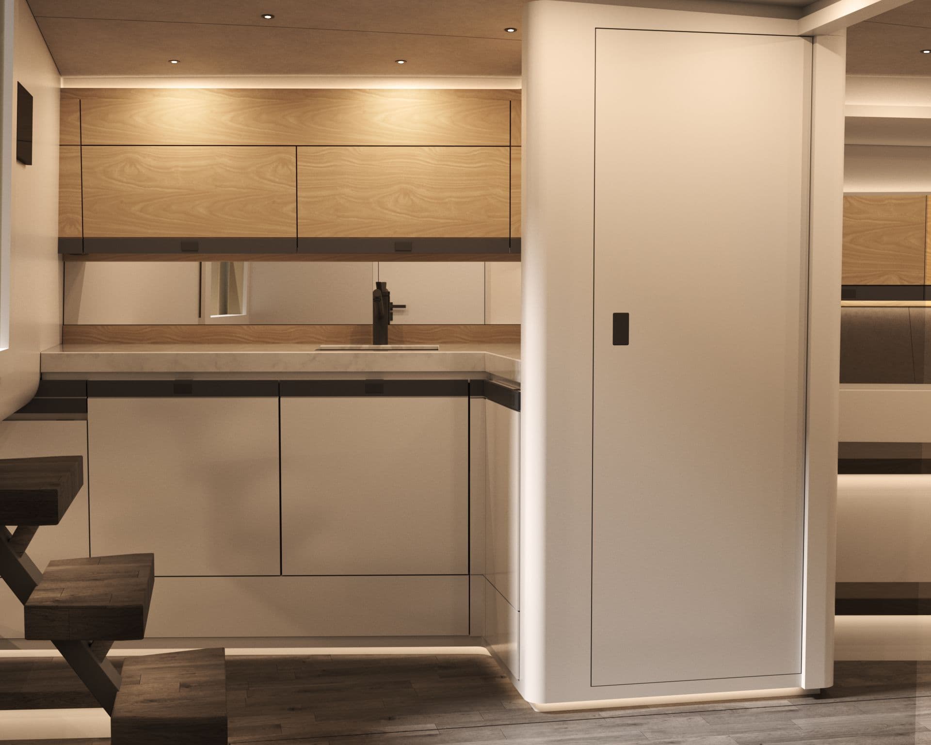 Wajer55 Interior Galley