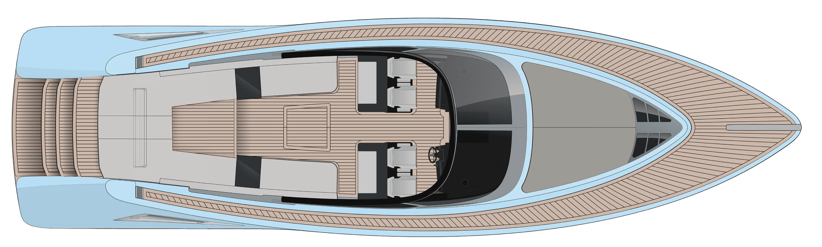 Wajer 55HT topview without roof