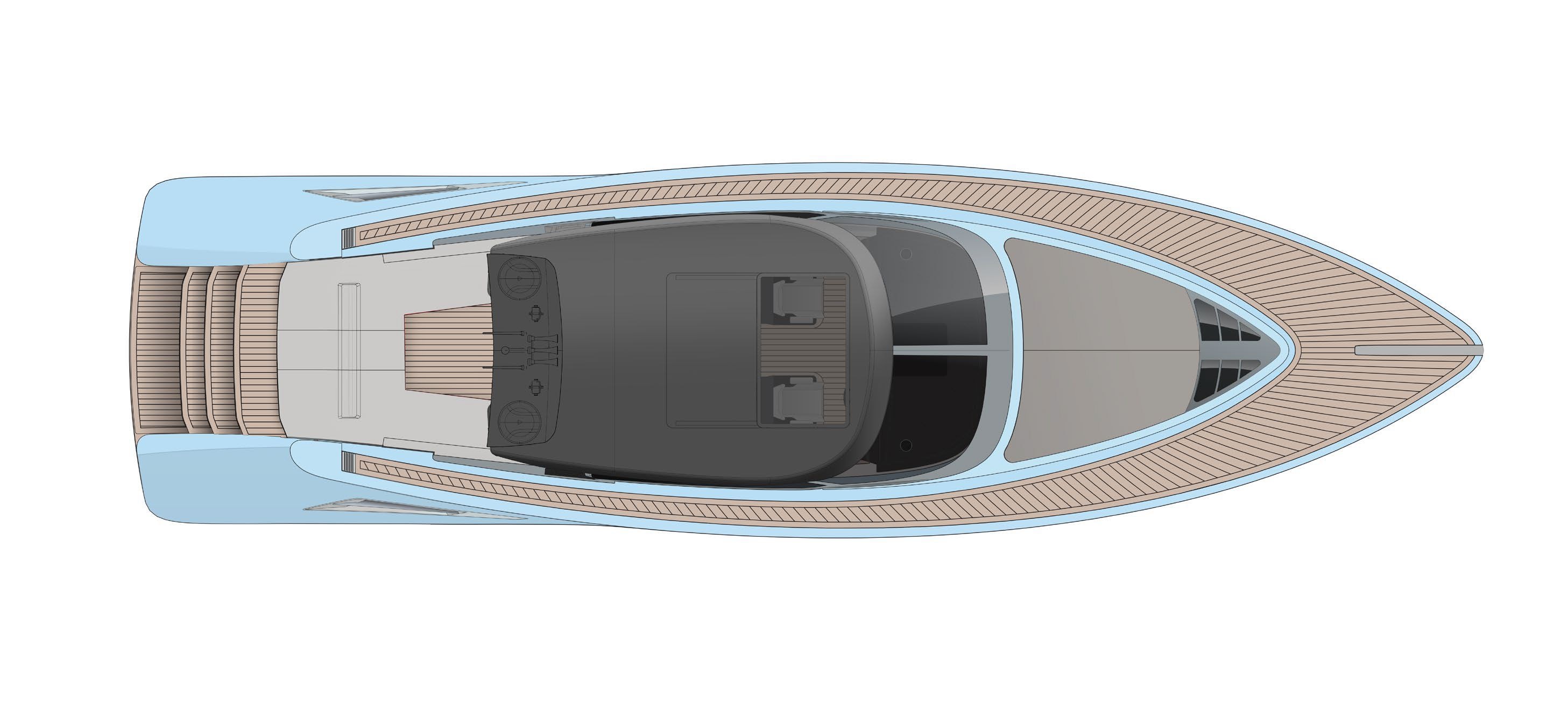 Wajer 55HT topview with roof