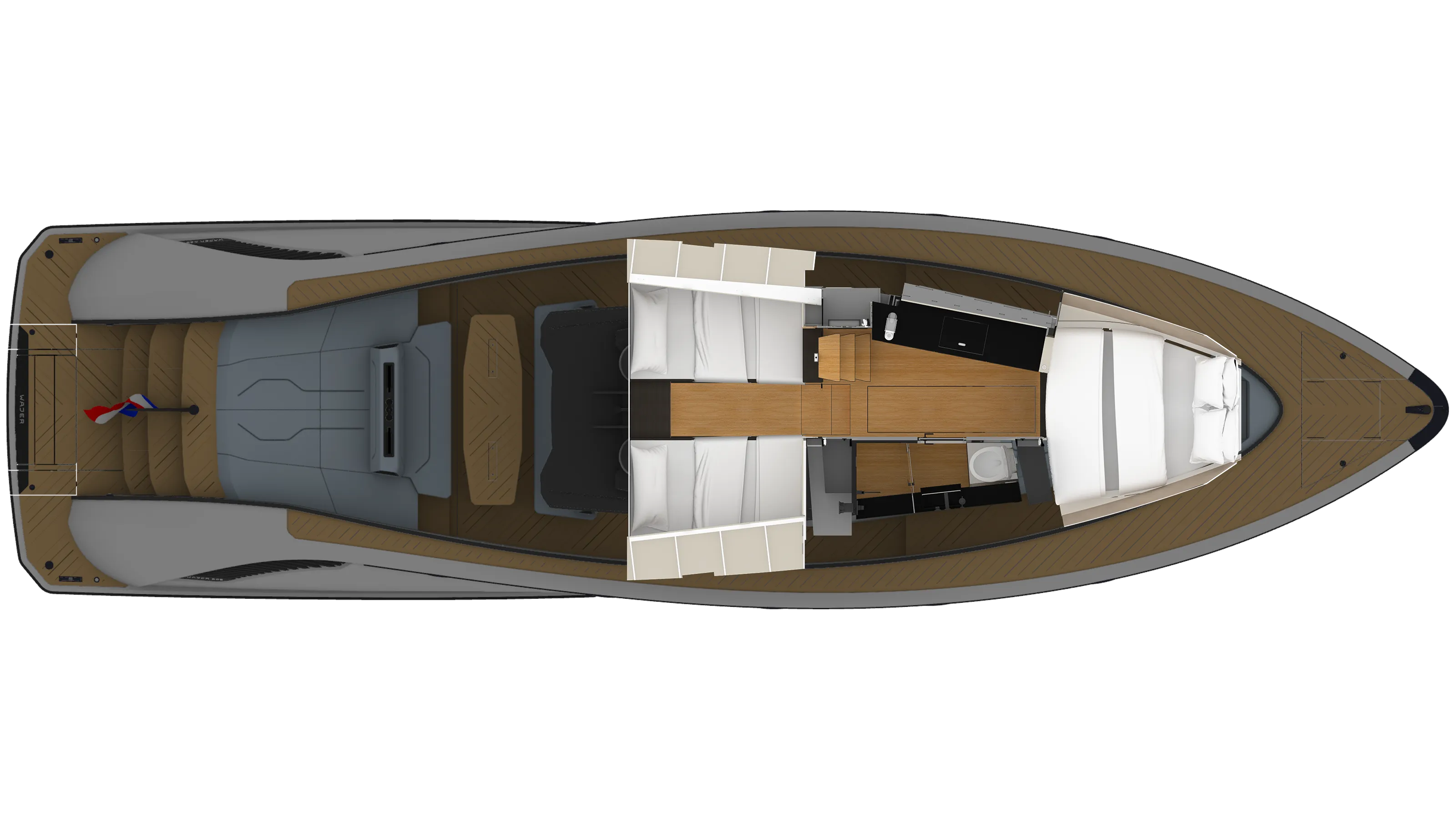 Wajer 55S mk3 topview - exterior GA general arrangement