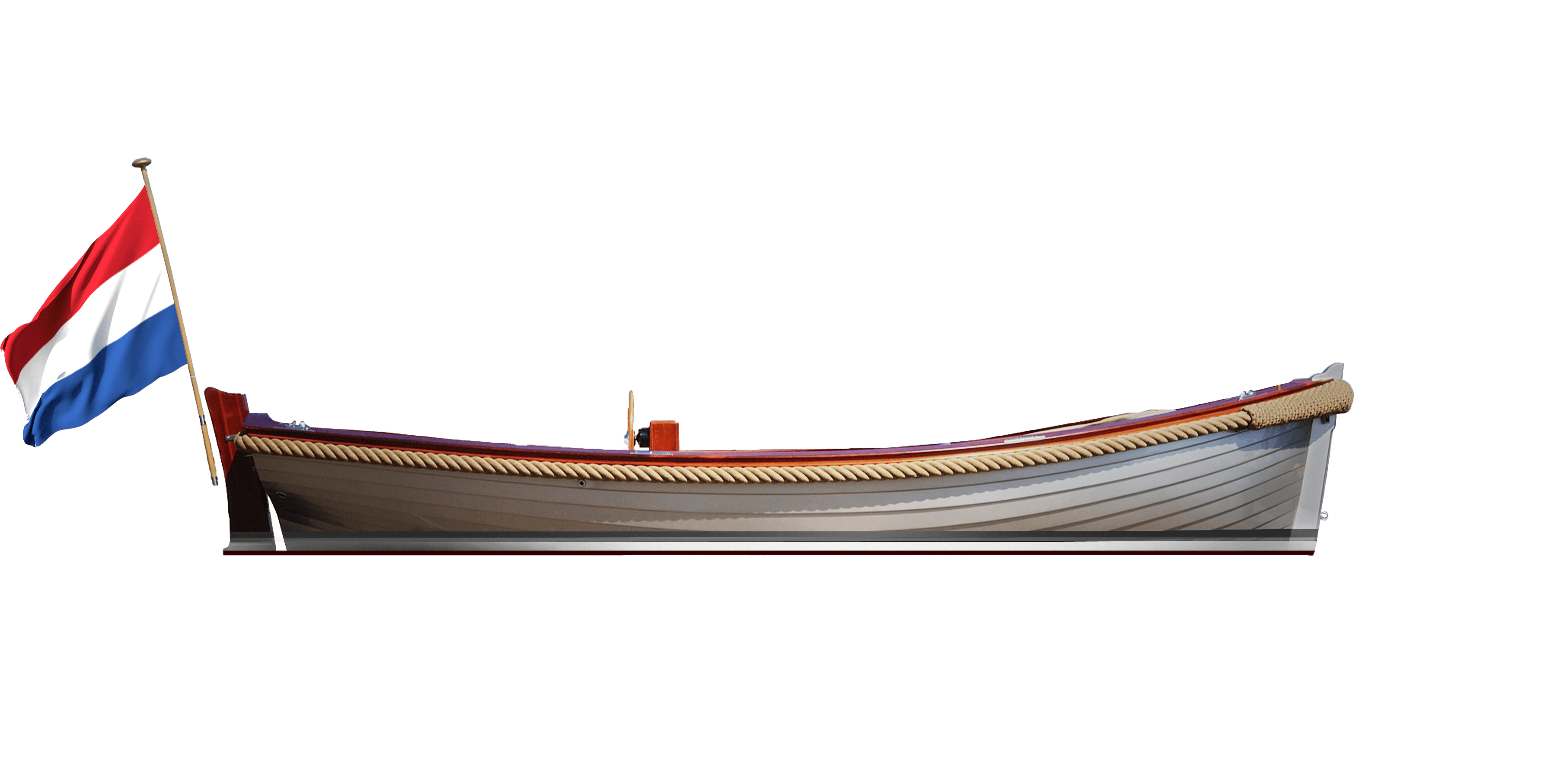 Wajer Captains launch kapiteinssloep flat sideview