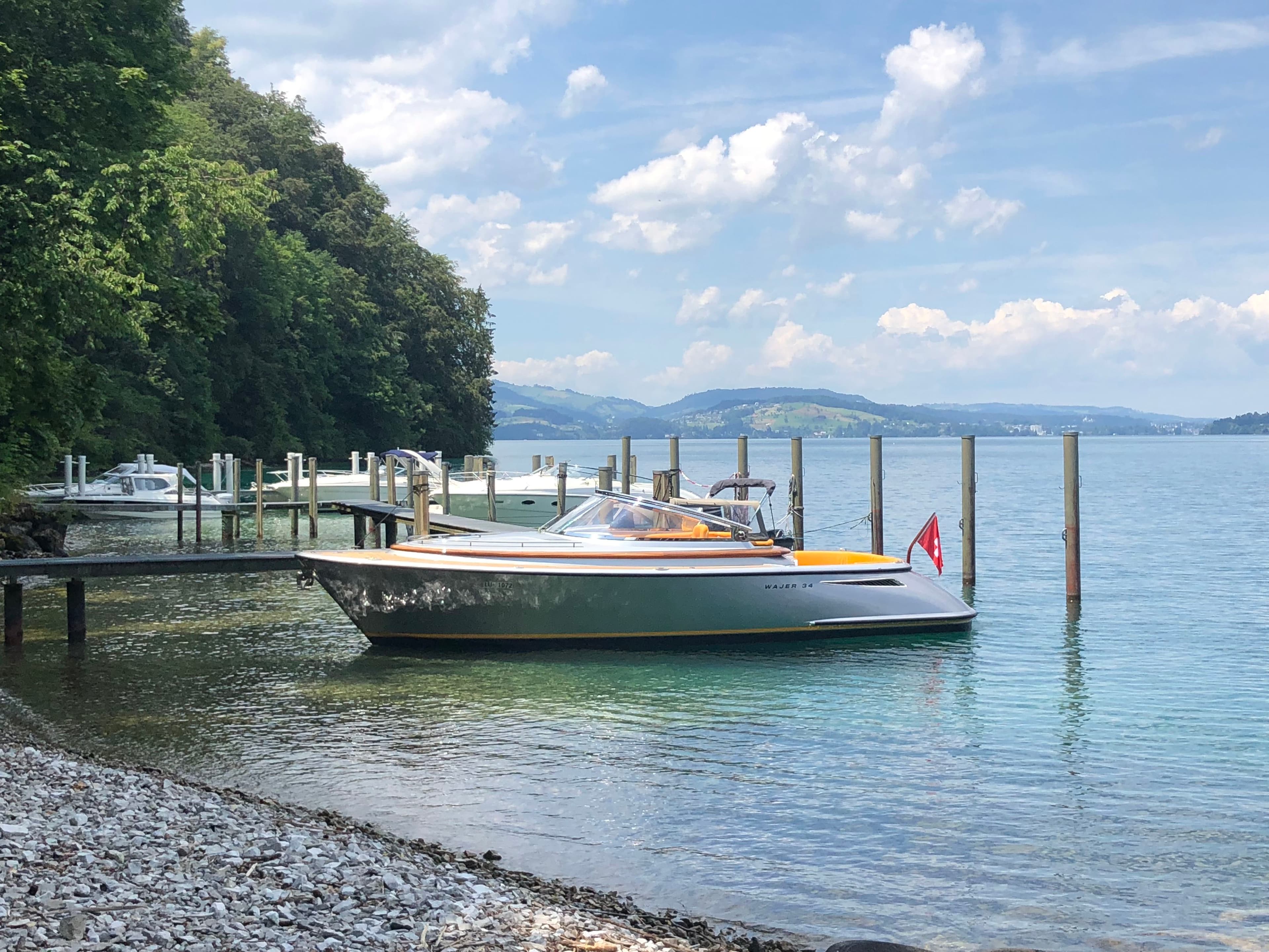 Wajer 34 heritage model classic moored