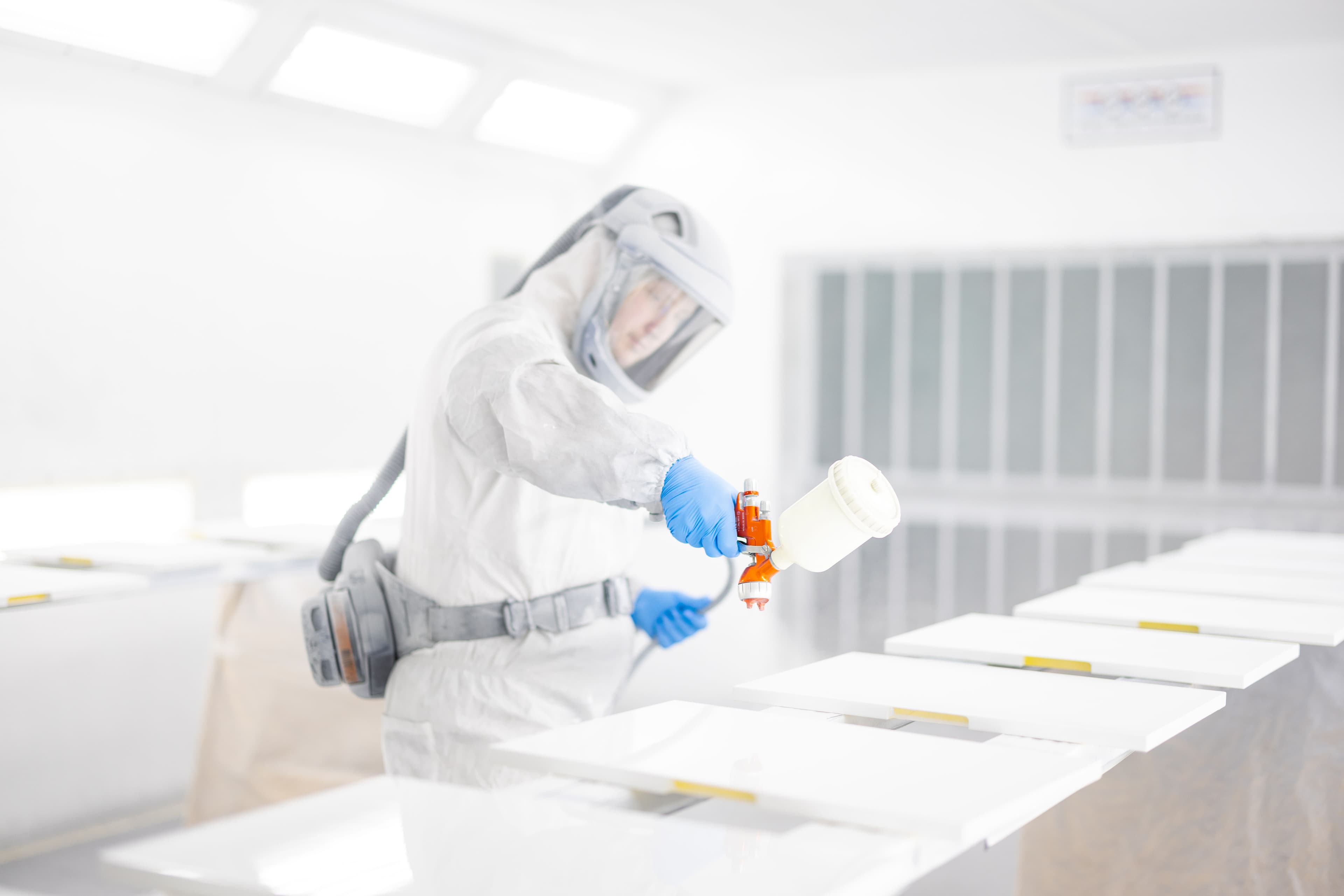 Wajer refit approved pre-owned paint spray yard employee craft create